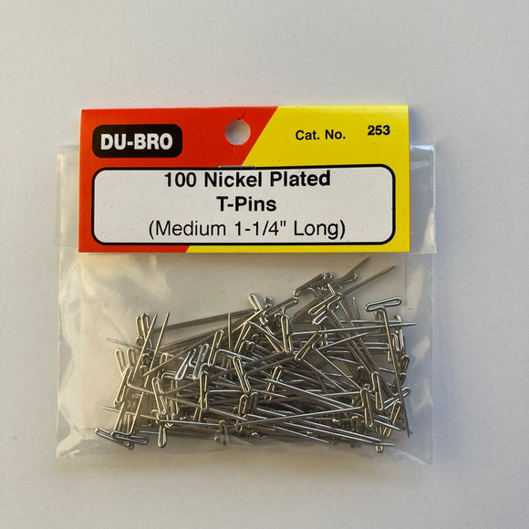 Standard T-pins 1.25