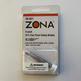 Zona #11 Fine Point Hobby Blades (5 pack)